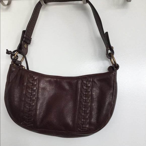 Lauren Ralph Lauren Brown Pebbled Leather Hobo Bag $50 - Picture 4 of 12